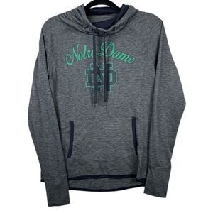 Notre Dame Fighting Irish Campus Heritage Women's Hoodie Charcoal Size Medium